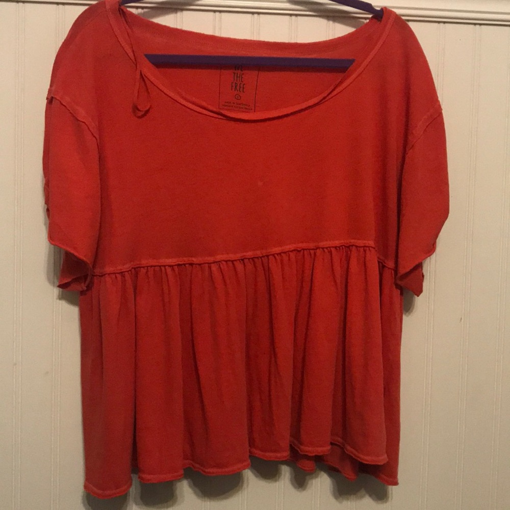 Off the shoulder free people top